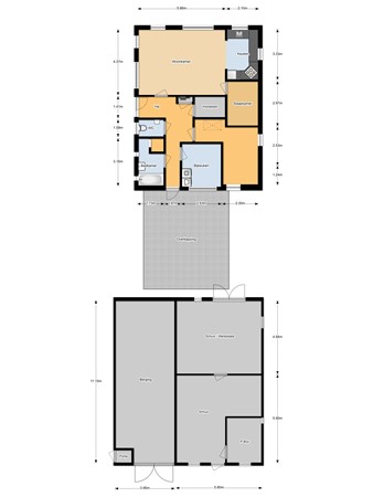 Floorplan - Holte 12, 9591 VN Onstwedde